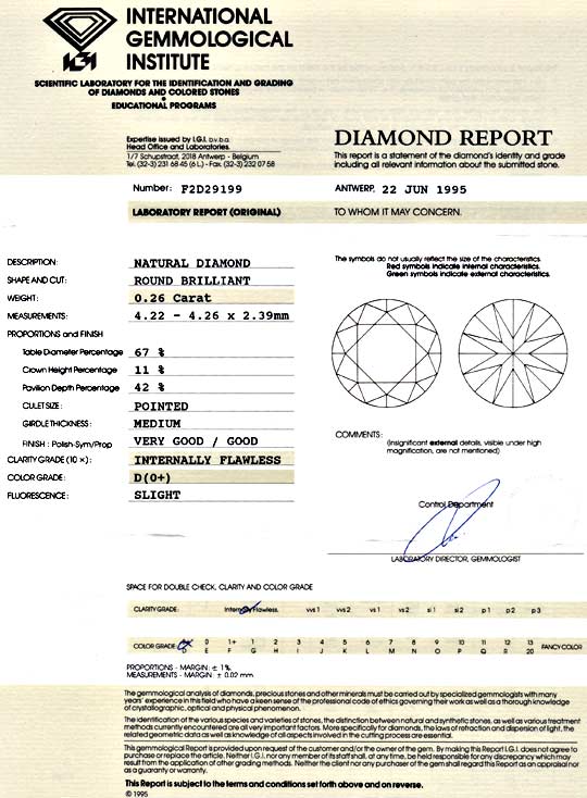 Foto 9 - Der Beste Diamant 0,26 ct IGI Lupenrein River D, D5011