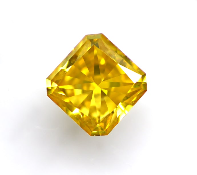 Foto 2 - Diamant 1,11ct Fancy Deep Orange Square Cut IGI, D6843