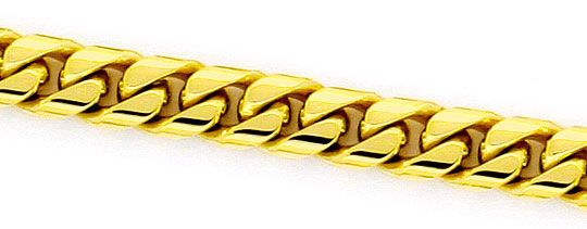 Foto 2 - Flachpanzerkette gewölbt Goldkette massiv Gelb Gold 14K, K2347