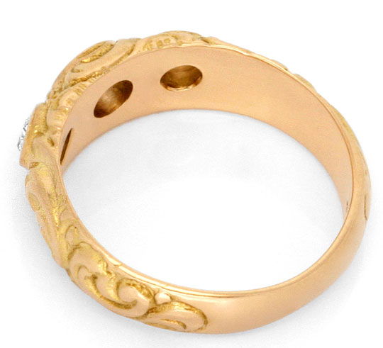 Foto 3 - Massiver Rotgold-Diamanten-Ring 18K Rot Gold 0,41 Carat, R1832